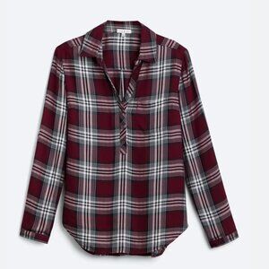 Lila Li | Catena Henley Top - XL